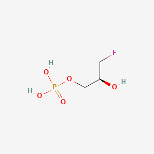 molecular formula C3H8FO5P B1217722 L-1-Deoxyfluoroglycerol 3-phosphate CAS No. 44925-02-2