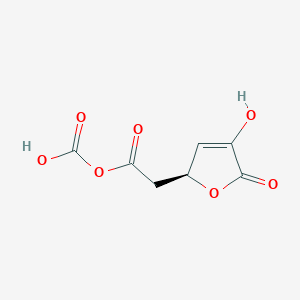 molecular formula C7H6O7 B1217727 Citroylformic acid-gamma-lactone CAS No. 67055-62-3