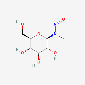 molecular formula C7H14N2O6 B1217744 N-Methyl-N-nitroso-beta-D-glucosylamine CAS No. 31364-55-3