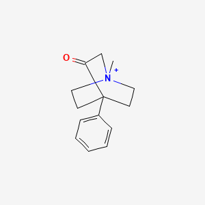molecular formula C14H18NO+ B1217756 Quinuclium CAS No. 740741-60-0