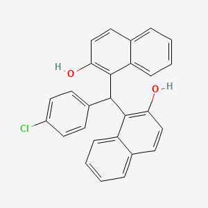 4-Chlorophenyl-bis(2-hydroxy-1-naphthyl)methane