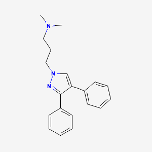 molecular formula C20H23N3 B1217759 Fezolamine CAS No. 80410-36-2