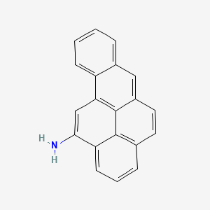 molecular formula C20H13N B1217760 12-Aminobenzo(a)pyrene CAS No. 82507-23-1
