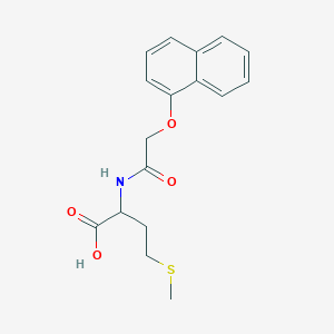 molecular formula C17H19NO4S B12177653 N-[(naphthalen-1-yloxy)acetyl]methionine 