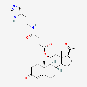 molecular formula C30H41N3O5 B1217774 His-PG CAS No. 69436-84-6