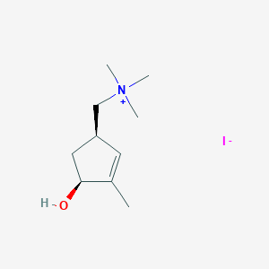 3-Methyl-4-hydroxy-1-(N,N-dimethylaminomethyl)cyclopent-2-ene