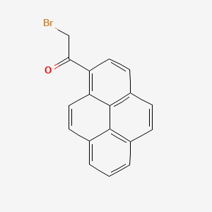 molecular formula C18H11BrO B1217794 2-Bromo-1-(pyren-1-yl)ethanone CAS No. 80480-15-5