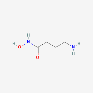 molecular formula C4H10N2O2 B1217795 4-amino-N-hydroxybutanamide CAS No. 81485-19-0