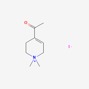4-Acetyl-1,2,3,6-tetrahydro-1,1-dimethylpyridinium iodide