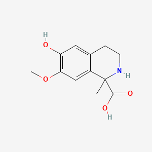 molecular formula C12H15NO4 B1217819 1-Carboxysalsoline CAS No. 88598-26-9