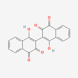 molecular formula C20H10O6 B1217821 BI-Lawsone CAS No. 33440-64-1