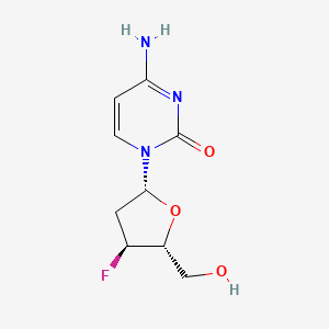 Cytidine, 2',3'-dideoxy-3'-fluoro-