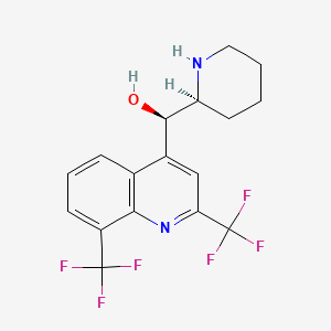 molecular formula C17H16F6N2O B1217825 (+)-Mefloquine CAS No. 51688-68-7