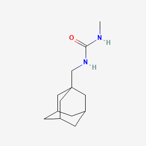 molecular formula C13H22N2O B12178297 1-[(Adamantan-1-yl)methyl]-3-methylurea 