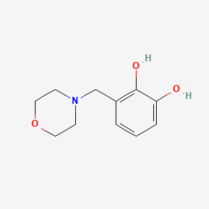 molecular formula C11H15NO3 B1217837 3-(Morpholinomethyl)pyrocatechol CAS No. 6452-83-1