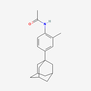 molecular formula C19H25NO B12178377 N-(4-adamantanyl-2-methylphenyl)acetamide 