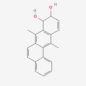 Benz(a)anthracene-8,9-diol, 8,9-Dihydro-7,12-dimethyl-