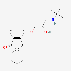 molecular formula C21H31NO3 B1217853 Spirendolol CAS No. 65429-87-0