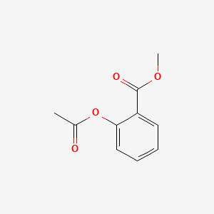 molecular formula C10H10O4 B1217854 Methyl 2-acetoxybenzoate CAS No. 580-02-9
