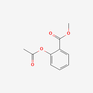 molecular formula C10H10O4 B1217854 Methyl acetylsalicylate CAS No. 580-02-9