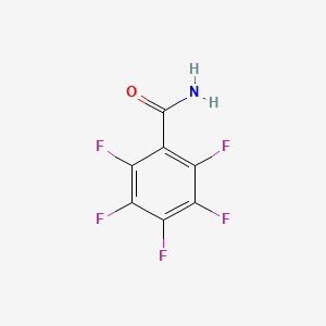 molecular formula C7H2F5NO B1217856 2,3,4,5,6-Pentafluorobenzamide CAS No. 652-31-3