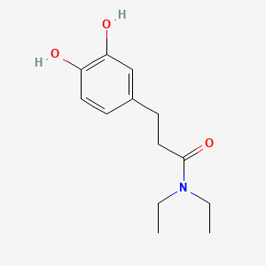 N,N-Diethyl-3,4-dihydroxybenzenepropanamide