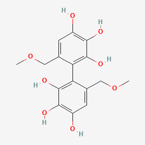 molecular formula C16H18O8 B1217884 HBDDE CAS No. 154675-18-0