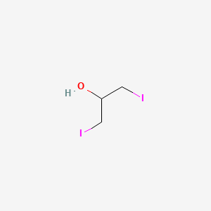 molecular formula C3H6I2O B1217893 1,3-Diiodopropan-2-ol CAS No. 534-08-7