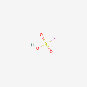 molecular formula FHO3S B1217915 Fluorosulfonic acid CAS No. 7789-21-1