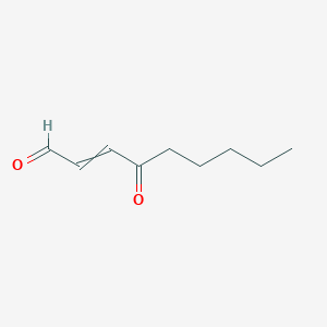 molecular formula C9H14O2 B1217918 4-Oxo-2-nonenal 