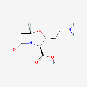 molecular formula C8H12N2O4 B1217923 Dihydroclavaminic acid 