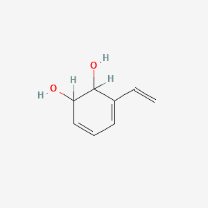 molecular formula C8H10O2 B1217924 3-Ethenylcyclohexa-3,5-diene-1,2-diol 