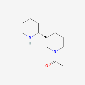 molecular formula C12H20N2O B1217927 Ammodendrine CAS No. 494-15-5