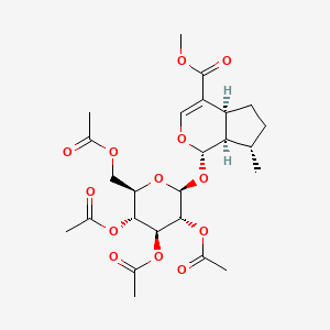 molecular formula C25H34O13 B1217930 Deoxyloganin tetraacetate 