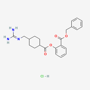 molecular formula C23H28ClN3O4 B1217933 Benexate hydrochloride CAS No. 78718-25-9