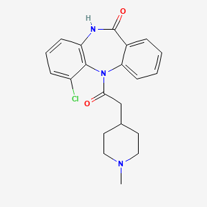 molecular formula C21H22ClN3O2 B1217940 UH-AH 37 