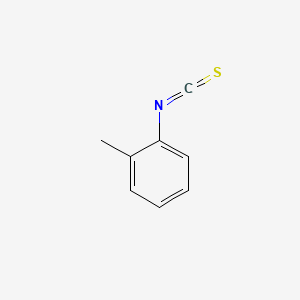 molecular formula C8H7NS B1217948 2-Methylphenyl isothiocyanate CAS No. 614-69-7