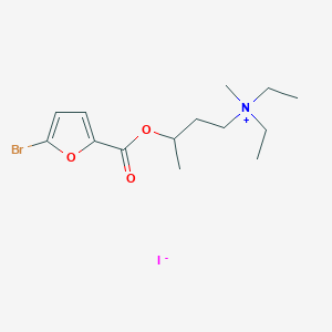 molecular formula C14H23BrINO3 B1217950 Fubrogonium iodide CAS No. 3690-58-2