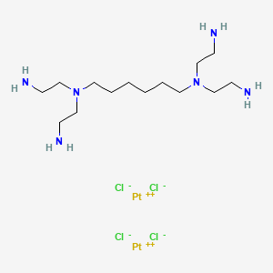molecular formula C14H36Cl4N6Pt2 B1217964 Pt2AmCl4 CAS No. 84120-26-3
