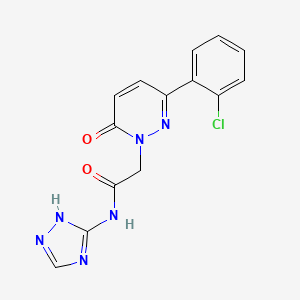 molecular formula C14H11ClN6O2 B12179667 C14H11ClN6O2 