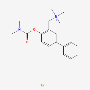 (2-Hydroxy-5-phenylbenzyl)trimethylammonium bromide