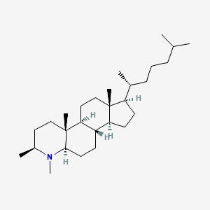 3beta,4-Dimethyl-4-aza-5alpha-cholestane