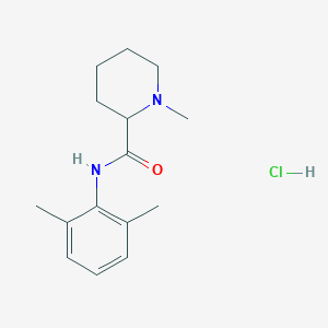 molecular formula C15H22N2O.HCl B001218 盐酸美哌卡因 CAS No. 1722-62-9