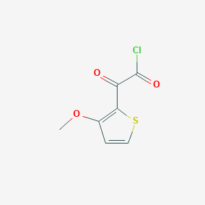 molecular formula C7H5ClO3S B012180 (3-Methoxythiophen-2-yl)(oxo)acetyl chloride CAS No. 100751-57-3