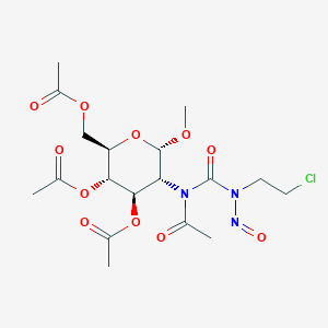 3-(Methyl-alpha-D-glucopyranos-2-yl)-1-(2-chloroethyl)-1-nitrosourea