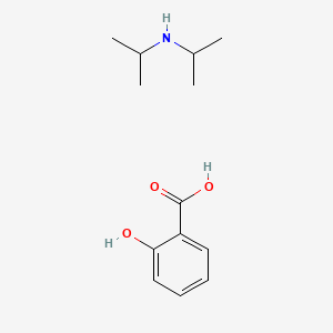 molecular formula C13H21NO3 B1218011 Diisopropylamine salicylate CAS No. 36364-50-8