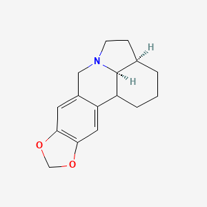molecular formula C16H19NO2 B1218028 (+/-)-gamma-Lycorane 