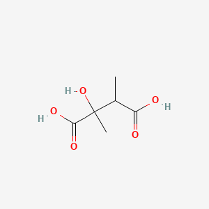 molecular formula C6H10O5 B1218033 2-Hydroxy-2,3-dimethylbutanedioic acid 