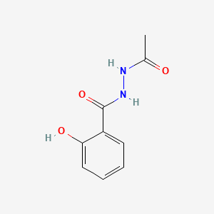 molecular formula C9H10N2O3 B1218038 N'-acetyl-2-hydroxybenzohydrazide CAS No. 20349-50-2