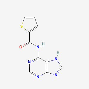 molecular formula C10H7N5OS B12180505 N-(9H-purin-6-yl)thiophene-2-carboxamide CAS No. 65316-41-8